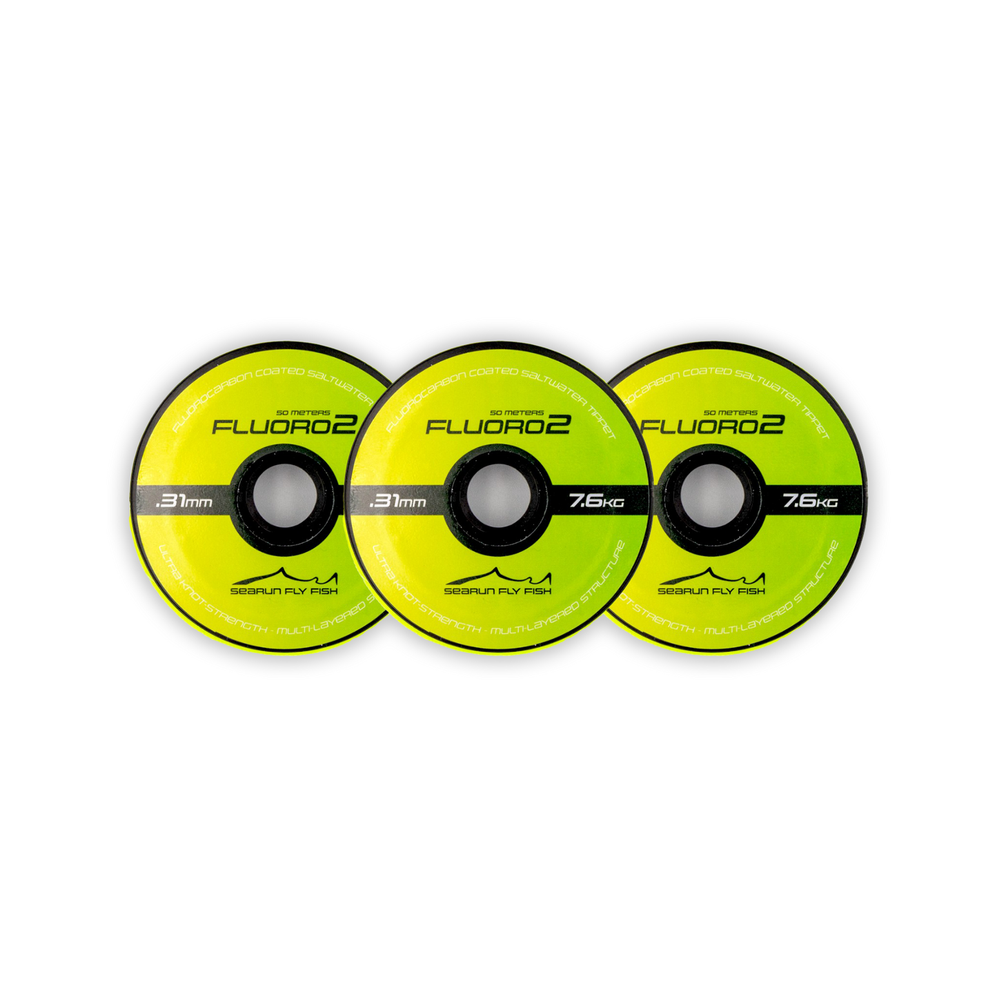 FLUORO2 Saltwater Tippet | 3PACK Guide Bundle
