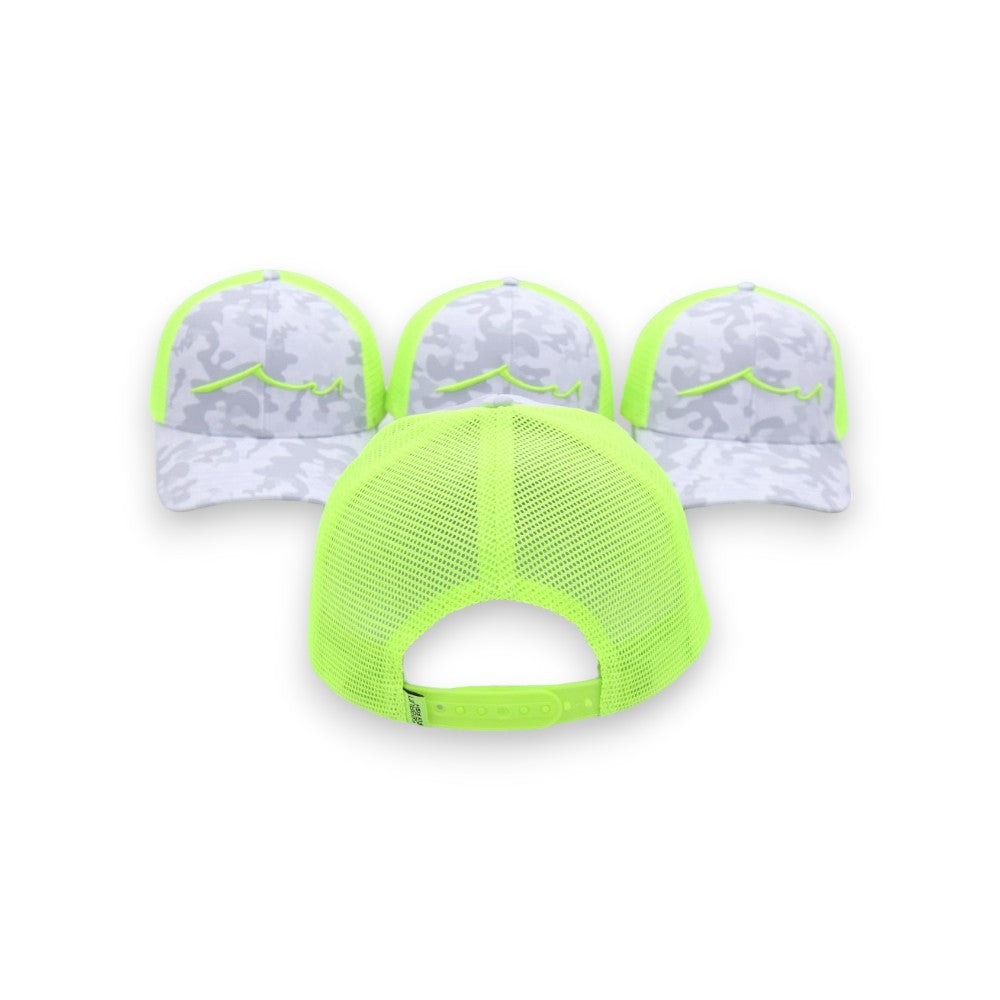 2024 Trucker Cap | Guide Camo Chartreuse