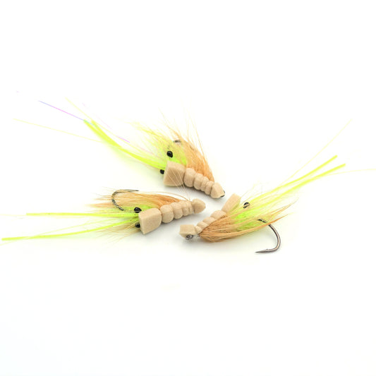 Høtyven shrimp fly for autumn sea trout fishing