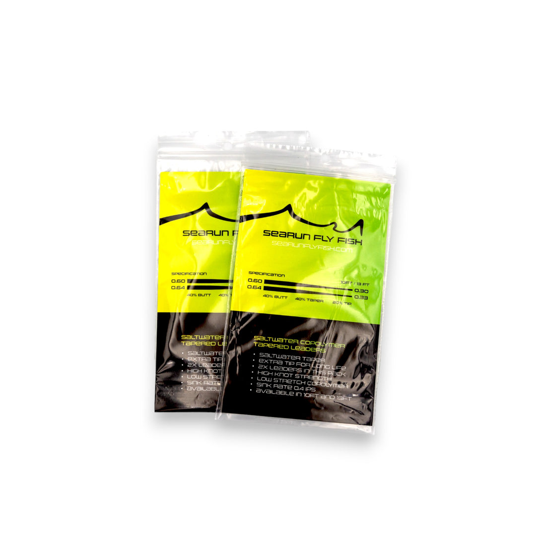 Custom Saltwater Leaders 2PACK Searun Fly Fish