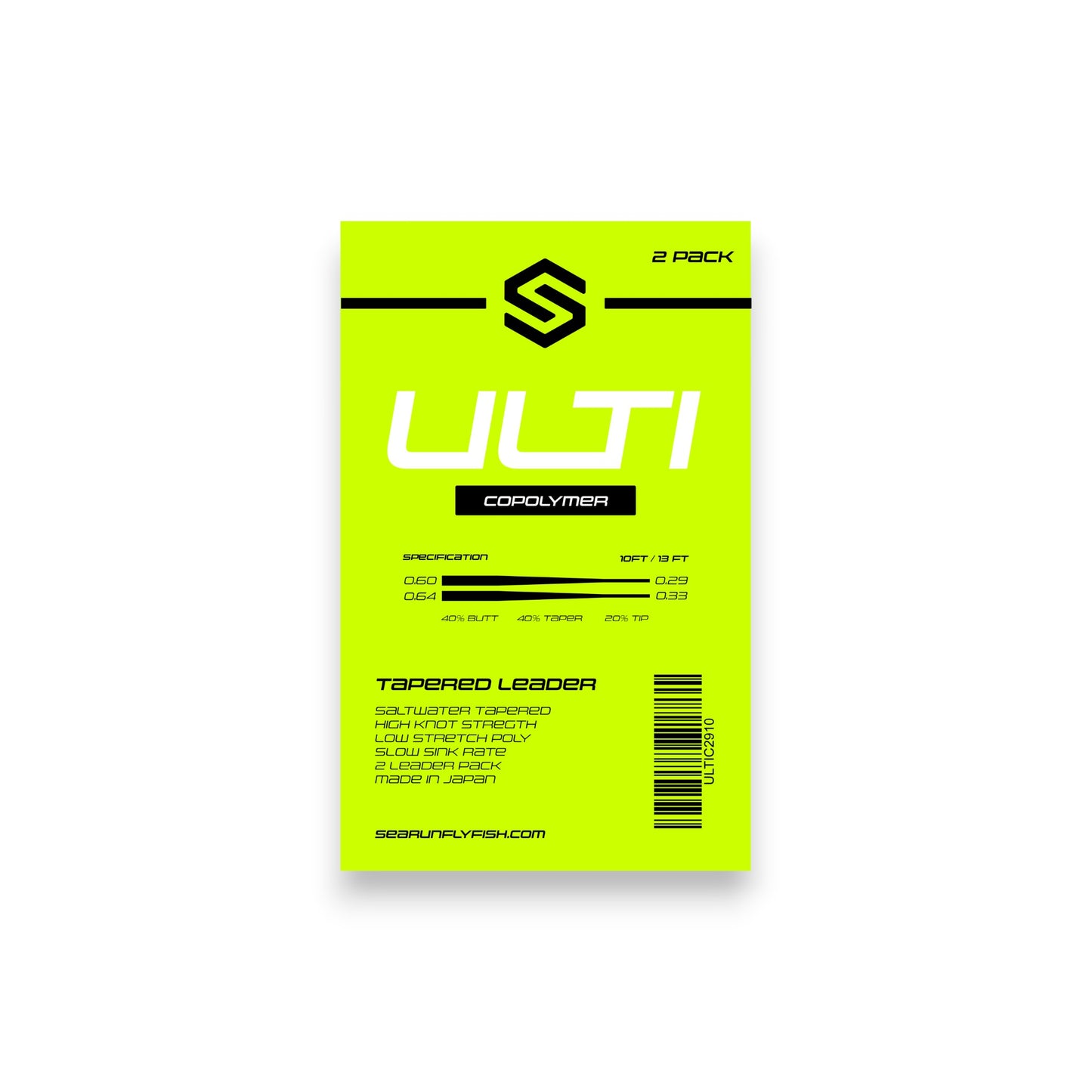 ULTI Copolymer Tapered Leaders